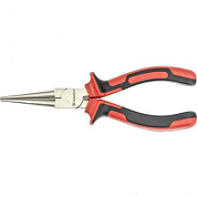 Круглогубцы Nickel, 160 мм, никелированные, двухкомпонентные рукоятки Matrix 17355