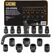 Набор ударных головок 15 пр., 1/2'', 6-гр. 10-32 мм в ложементе JCB JCB-4159MPB