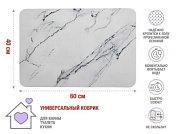 Коврик влаговпитывающий, 40х60 см, серия DIATOMITE, marble, PERFECTO LINEA 22-406003
