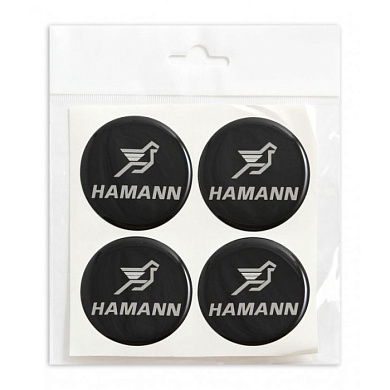 Наклейки на колпак СИЛИКОН 55мм Hamann 4 пр KOTA