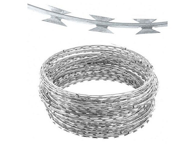 Проволока армированная колючая Егоза АКЛ 500х40х3, рулон 10 м.п. ПРОСТ АКЛ-500-40-3