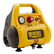 Компрессор воздушный безмасляный РС 1/6-180,1, 1 кВт, 180 л/мин, 6 л Denzel 58057