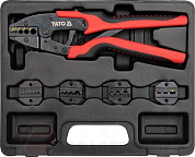 Набор пресс-клещей для обжима проводов 260 мм 6 пр. Yato YT-2245