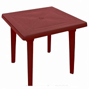 Стол квадратный, вишнёвый, макс нагрузка 100кг Алеана Мебель 100012Вш