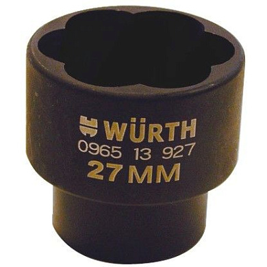 Ударная головка для выкручивания заломанных болтов 1/2, 17 мм WÜRTH 096513 917