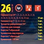 Набор ударных инструментов 26 пр. 6-гр 3/4'' 21-50 мм, 1'' 55-65 мм SIGMATOOL Sigmatool-68262-5MPB