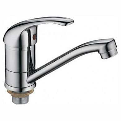 Смеситель для кухни, цинк, хром Ledeme L4529B-2