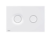 Кнопка управления для скрытых систем инсталляции, Dot.Dot. белый-мат, Alcaplast M1976