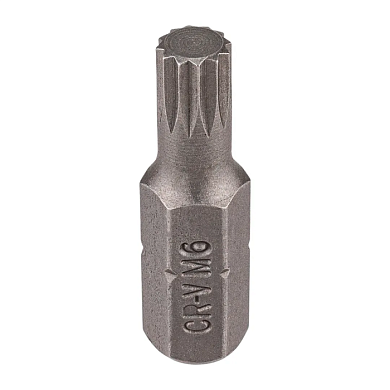 Бита SPLINE 12-гранная M6, 30 мм 5/16'' RockForce RF-1583006
