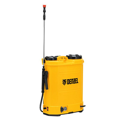 Опрыскиватель ранцевый аккумуляторный D-16LA, 16 л, 12 В, 8 Ач Denzel 64789