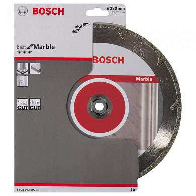 Алмазный круг Best for Marble 230x22,23 мм BOSCH (2608602693)