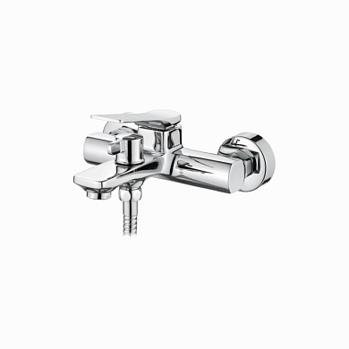 Смеситель для ванны с коротким изливом, латунь, хромированный Ledeme L3275