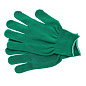 Перчатки Нейлон, ПВХ точка, 13 класс, цвет изумрудный, L Россия 67828