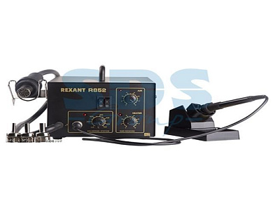 Станция паяльная, паяльник+термофен 150-500 °С, R852 REXANT 12-0723