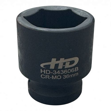 Головка торцевая ударная 3/4" 6гр. 36 мм L58 мм CrMo H-D HD-343606B