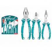 Набор шарнирно-губцевого инструмента 3 пр. TOTAL THT1K0301