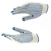 Перчатки х/б, ПВХ покрытие, ''Точка'', 10 класс, стикер Россия 67702