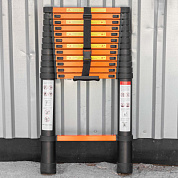 Лестница телескопическая алюм. бытовая 3.8м, 13 ступ. ISMA ISMA-UP380