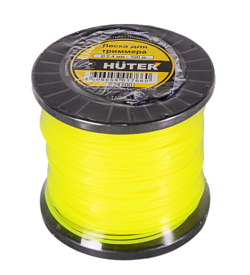 Леска (2.4 мм, 100 м, звезда) S24100 Huter 71/2/4