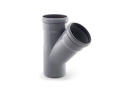 Тройник ВК 110/110х45 РТП, для внутренней канализации РосТурПласт 36575