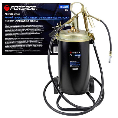 Ручной перекатной нагнетатель смазки под закладку 13 кг, Forsage F-TRG2096 BIG