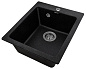 Мойка кухонная из мраморной крошки, черный, A10-22 Gerhans