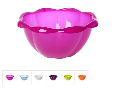 Салатник Hortenzia d-20 см, цвета в ассортименте DRINA 10275