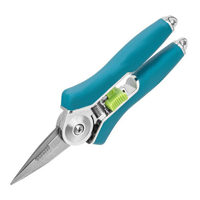 Секатор цветочный, 150 мм, металлические обрезиненные рукоятки, Luxe Palisad 60500