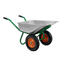 Тачка садово-строительная, 2-х колесная, усиленная, грузоподъемность 320 кг, объем 100 л Palisad 689233
