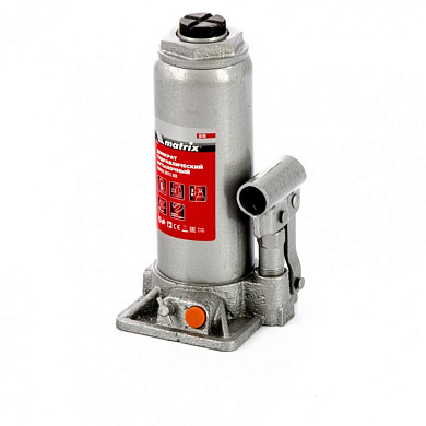 Домкрат гидравлический бутылочный, 8 т, 230-457 мм Matrix