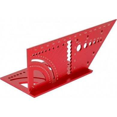 Угольник алюминиевый 150 мм 45/90гр. 3D Yato YT-70796