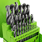 Набор сверл по металлу, 1-13 мм, 25 шт, HSS, в металлической коробке Сибртех 72379