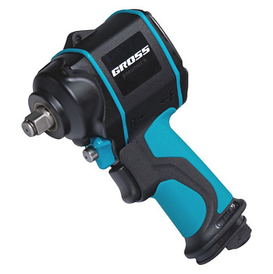 Пневмогайковерт ударный G985, 1/2'', 610 Нм, 9000 об/мин, композитный Gross 57440