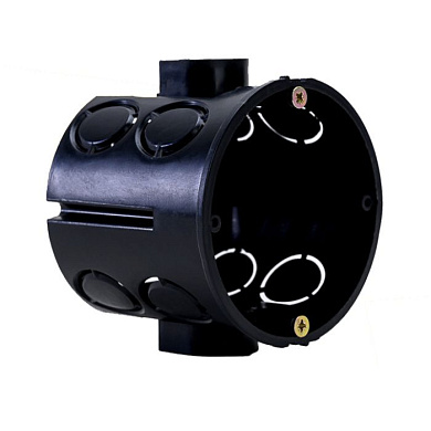 Коробка установочная КМТ-010-060 со стыковочными узлами для твердых стен (71х62) розничный стикер EKF plc-kmt-010-060-r