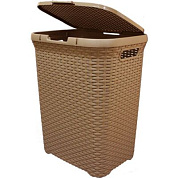 Корзина для белья с крышкой «Артлайн» 60 л. Полимербыт 4349900