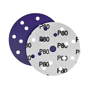 Круг шлифовальный зеленый D150 мм P180 Velcro, тип зерна – цирконий, 15 отверстий HOREX SL312GP180