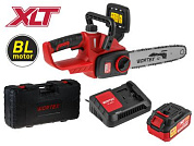 Аккум. пила цепная CEC 3018-1 в чем. XLT SET, бесщет., 18 В, 30 см WORTEX 2333044