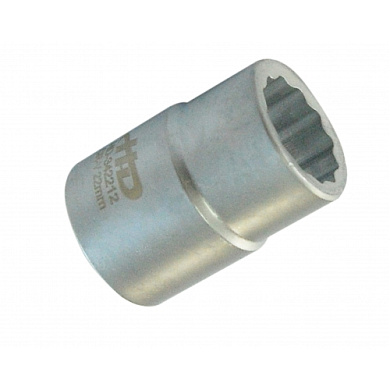 Головка торцевая 3/4" 12-гр 22 мм L50 мм CrV H-D HD-342212