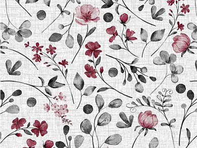 Клеенка столовая, нетканая основа с ПВХ покр. "DECO", 1 м.пог., (продажа кратно 20 м!) PERFECTO LINEA 11-165192