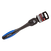 Трещотка реверсивная с изгибом в пластиковом антикорозийном корпусе 1/2'' 250 мм, 72 зуб. Forsage F-802427