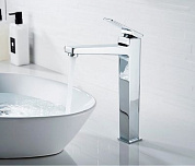 Смеситель для накладного умывальника, латунь, хром Ledeme L1178