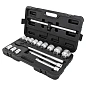 Набор торцевых головок 17-50 мм 16 пр 3/4'' 12-гр RockForce RF-6161-9