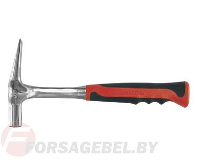 Молоток каменщика, металлическая ручка 600 гр. Yato YT-4573