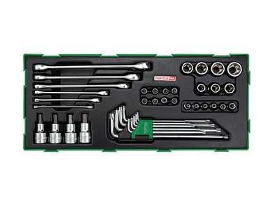 Набор торцевых головок и ключей 40 пр. в ложементе Toptul GTB4006
