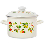 Кастрюля эмал цил."Гарден" 3.0л *4 МТ.ОПТ ЭТ-711012