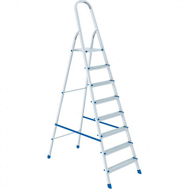 Стремянка, 8 ступеней, алюминиевая, Россия, Сибртех 97718