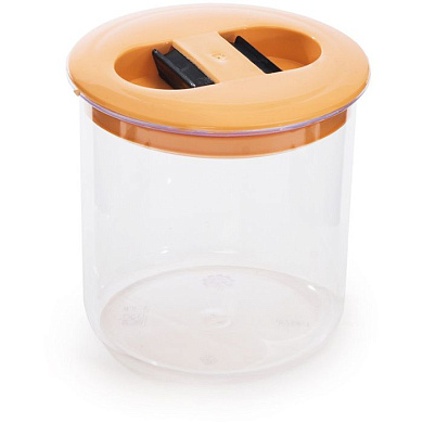 Банка для сыпучих продуктов круглая 0,6 л. Полимербыт 4329700