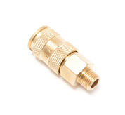 Быстроразъем пневматический с клапаном, "мама"-наруж. резьба 1/4", латунь Forsage F-BSE1-2SM