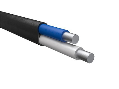 Кабель АВВГ-П 2х4,0 (бухта 100м) черный БелРосКабель 4814918086584