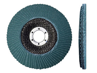 Круг лепестковый 125х22 мм ZK80 ST плоск. КЛТ1 LUGAABRASIV 4603347072073